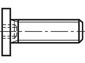 EB 89912 śruby imbusowe z płaskim łbem - Śruby Eurobolt
