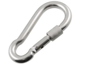EB 80106 snap hooks with nut - Rope accessories - Eurobolt clamps